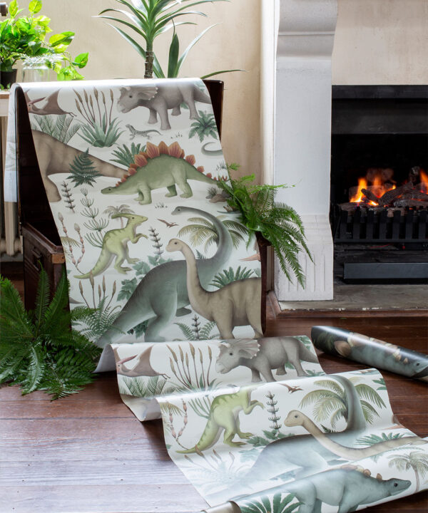 Prehistorica Wallpaper by Fleur Harris • Milton & King UK