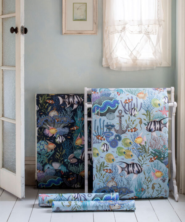 Treasure Reef Wallpaper by Fleur Harris • Milton & King UK