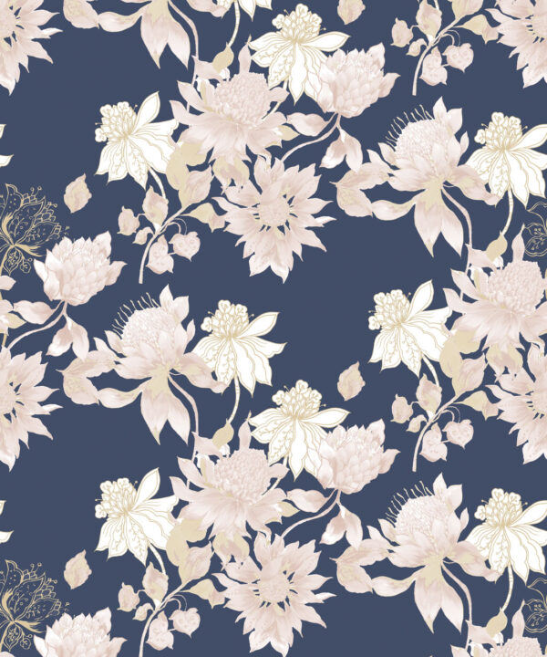 Protea Wallpaper • Floral Wallpaper • Riverbank • Swatch