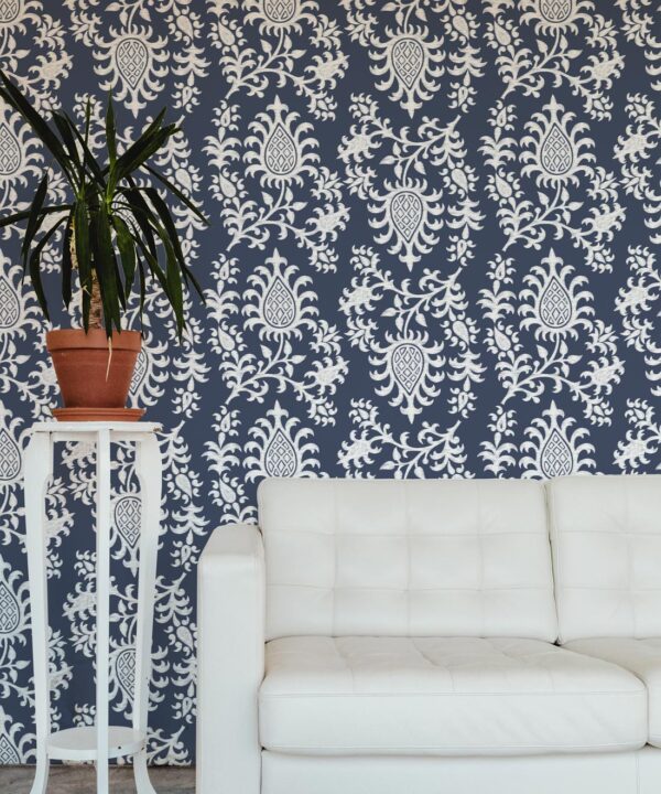 Desert Eve Wallpaper • Floral Wallpaper • Riverbank • Insitu