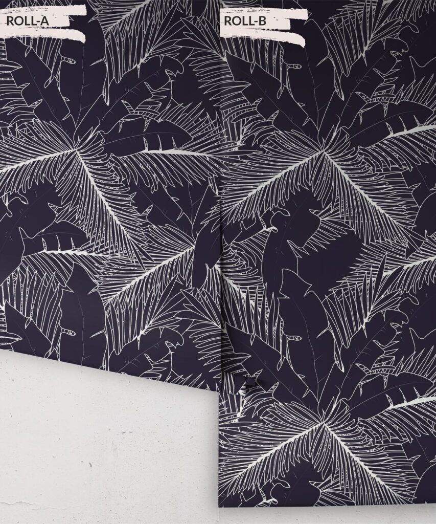 Grandeco Art Deco Nile Palm Textured Wallpaper, Blue Gold | At B&Q - View #7