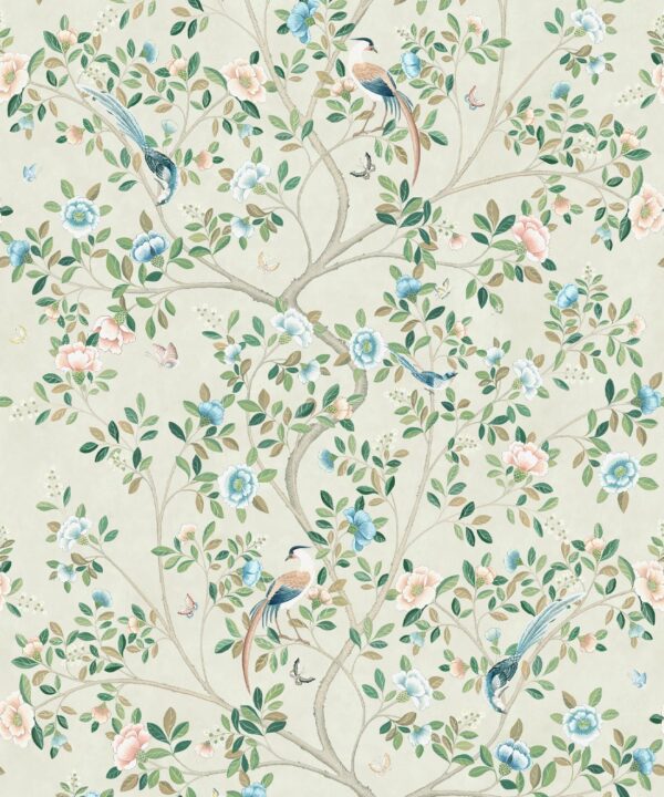 Camellia Tree Mural • Beige • Swatch