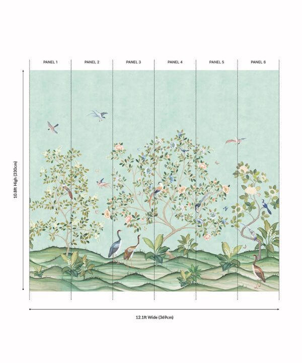 Spring Landscape Mural - Image 4