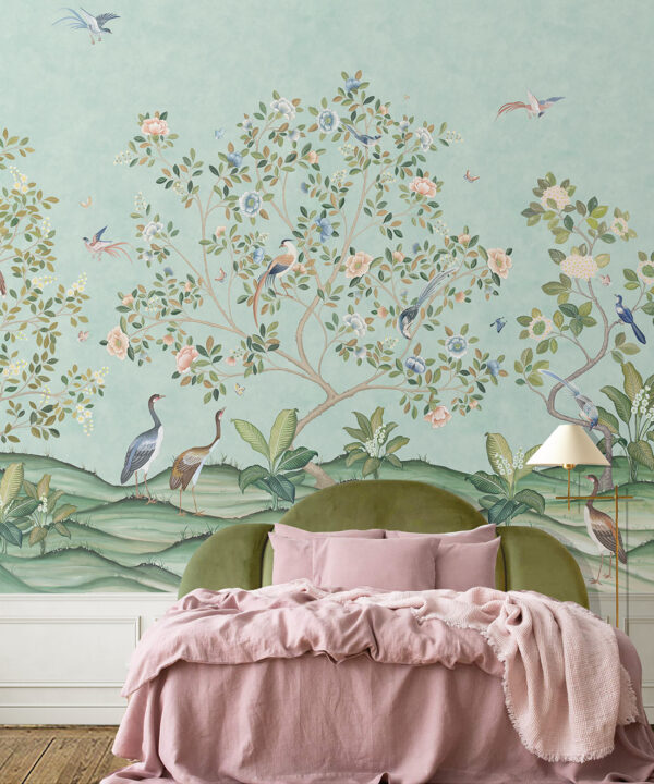 Spring Landscape Mural • Seaspray • Insitu