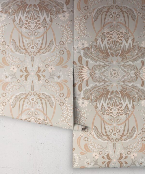 Bush Beauty Wallpaper • Beige • Rolls