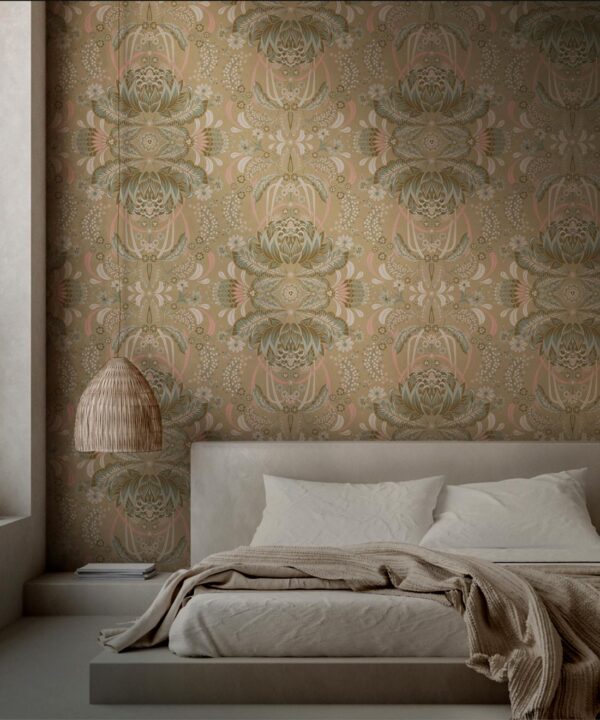 Bush Beauty Wallpaper • Toffee • Insitu