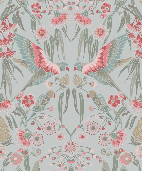 Gumnut Paradise Wallpaper • Sky • Swatch