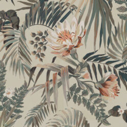 Gumnut Paradise Wallpaper •Sand • Swatch