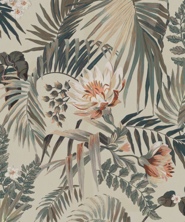 Gumnut Paradise Wallpaper •Sand • Swatch