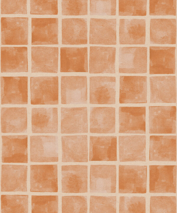 Caree Wallpaper • Sienna Light Peach • Swatch