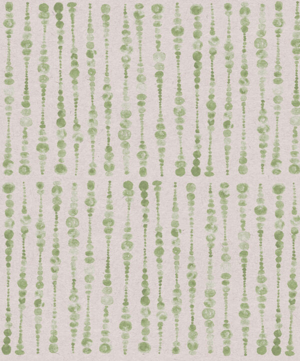 Cercles Wallpaper • Sage Light Beige • Swatch