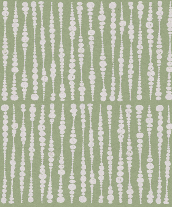 Cercles Wallpaper • Snow Green • Swatch