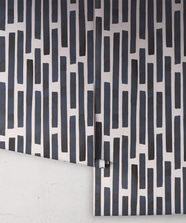 Colonnes Wallpaper • Midnight Light Beige • Rolls