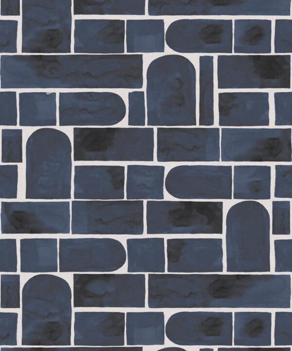 Formes Wallpaper • Midnight White • Swatch