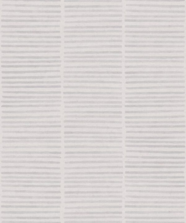 Lignes Wallpaper • Grey White • Swatch