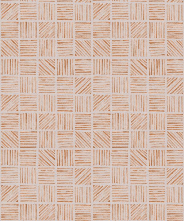 Lignes Deux Wallpaper • Sienna Light Beige • Swatch