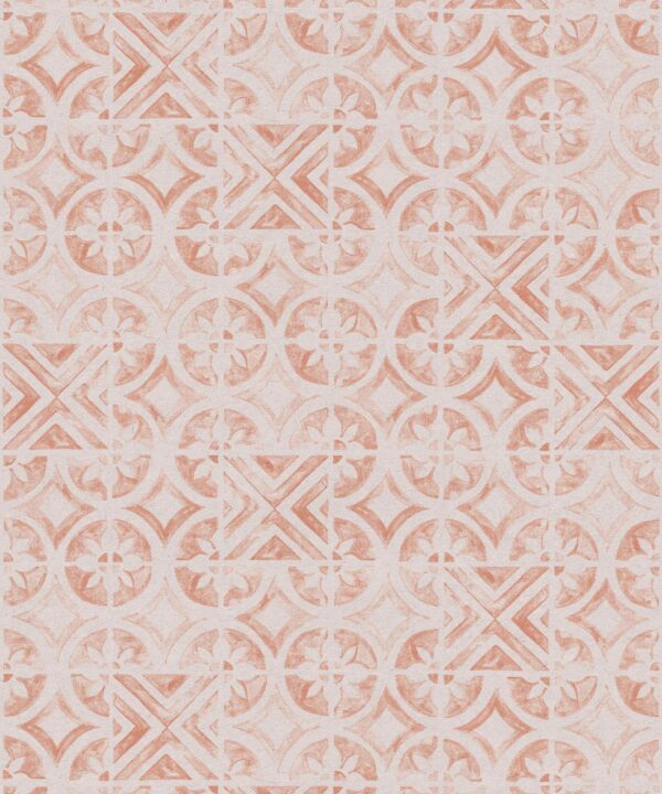 Petales Trois Wallpaper • Salmon Light Beige • Swatch