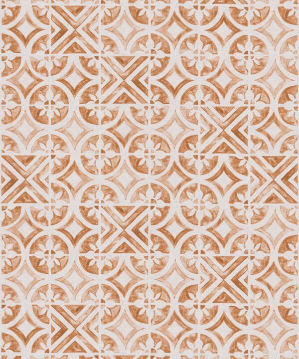 Petales Trois Wallpaper • Sienna white • Swatch