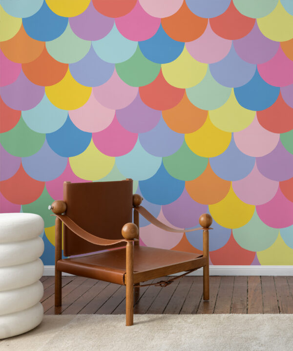 Happy Scales Mural • Bright • Insitu