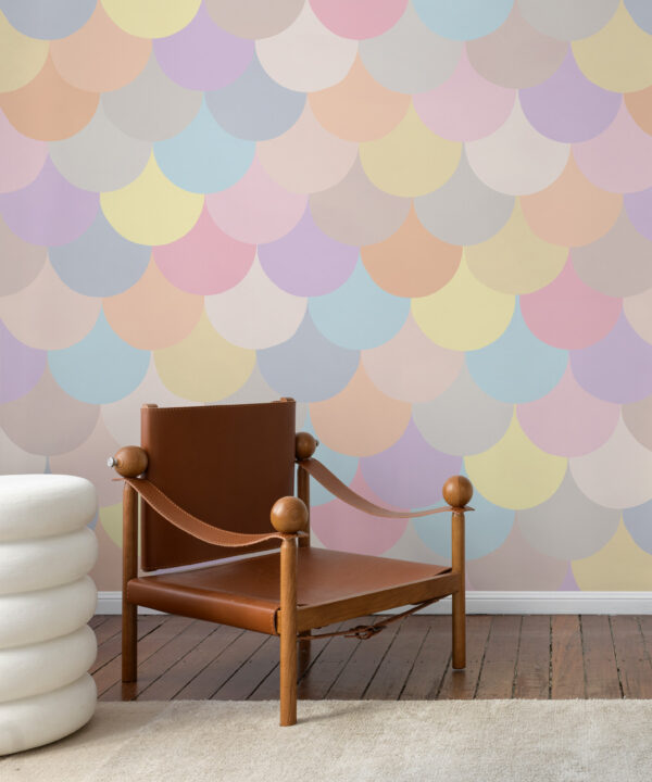 Happy Scales Mural • Pastel • Insitu