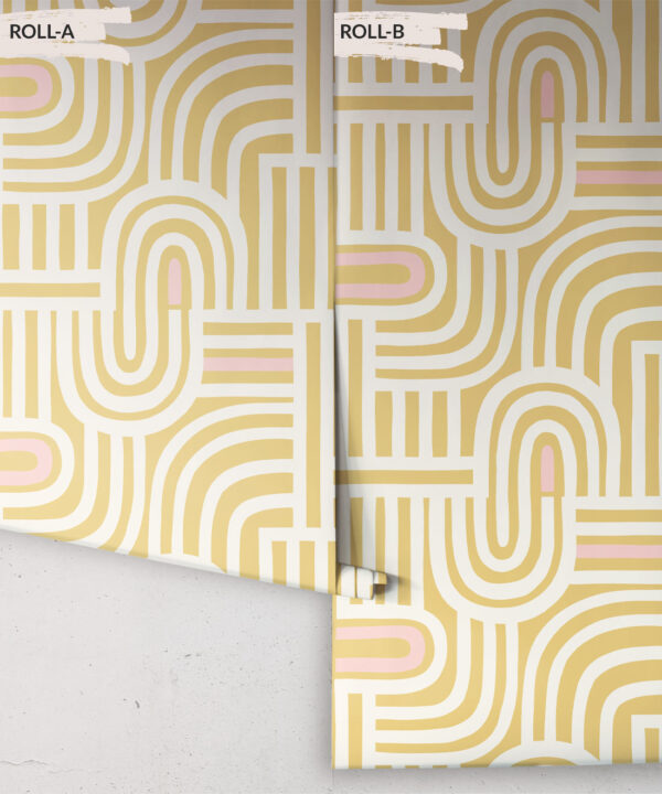 Maze Time Wallpaper • Camel • Rolls