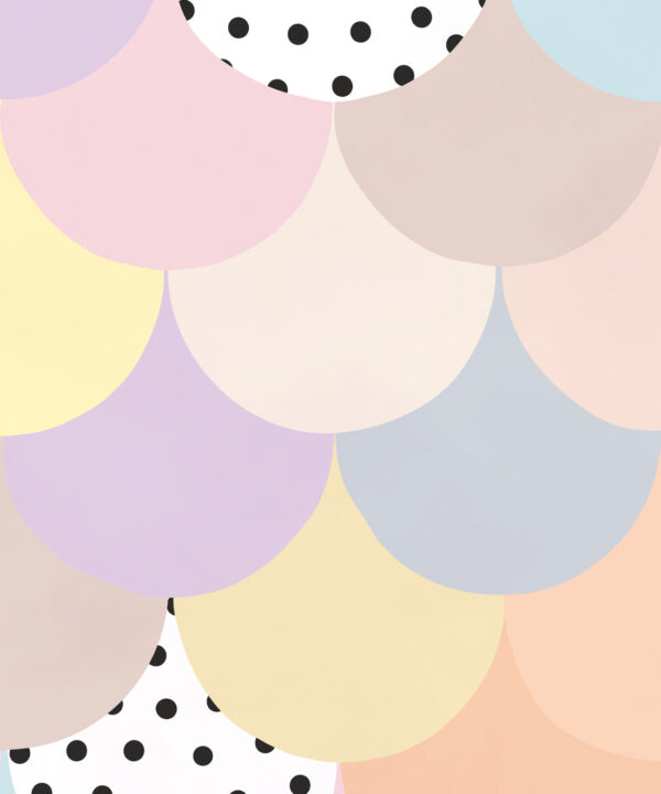 Happy Scales Mural • Pastel Spot • Swatch