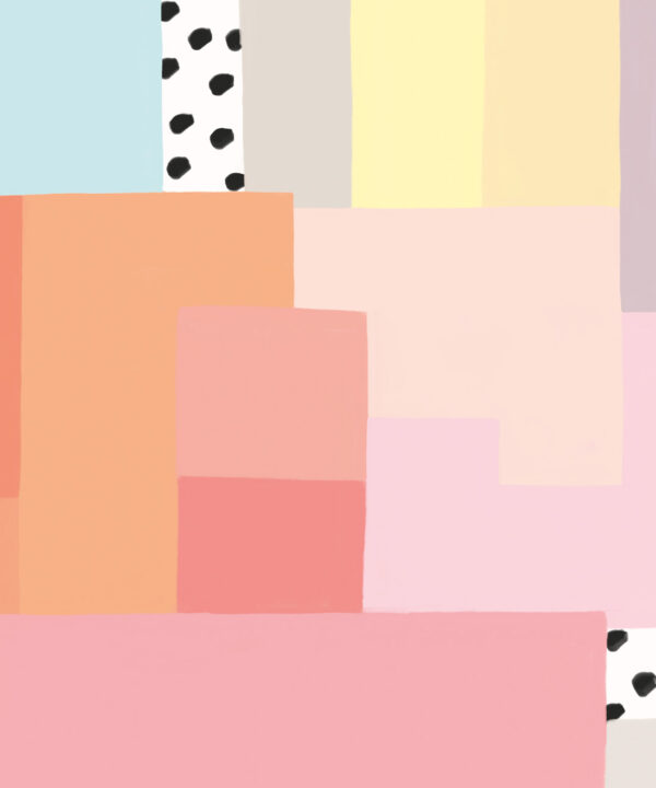 Stepping Up Mural • Pastel Spot • Swatch