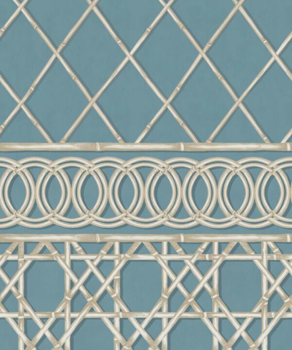 Colony Frieze Mural • Provence & Cane • Swatch