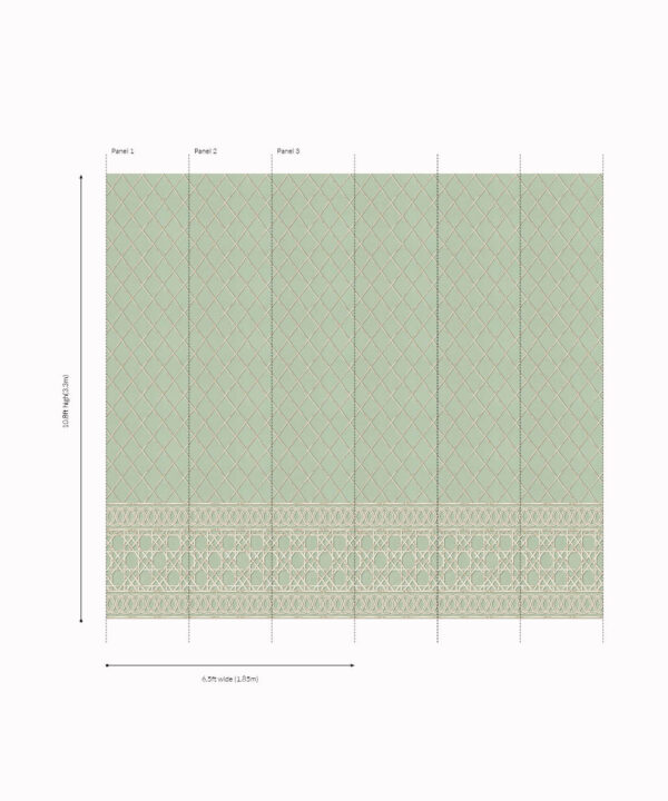 Colony Frieze Mural • Sage & Cane • Panels