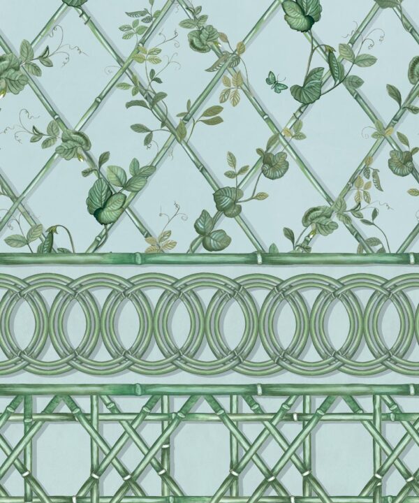 Ivy Frieze Mural • Light Provence • Swatch