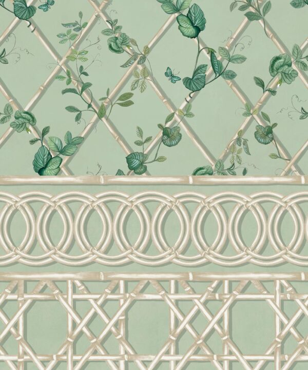 Ivy Frieze Mural • Sage & Cane • Swatch