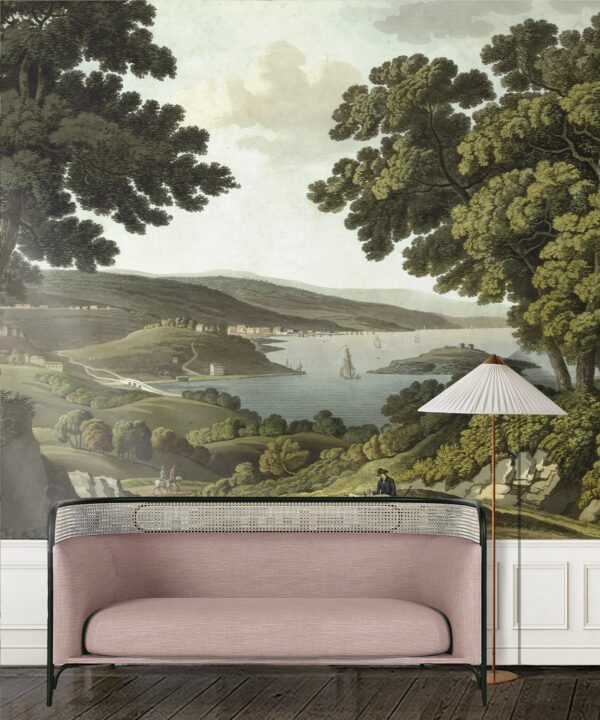 English Landscape Mural • Original • Insitu