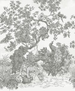 Sinharaja Mural • Grey • Swatch