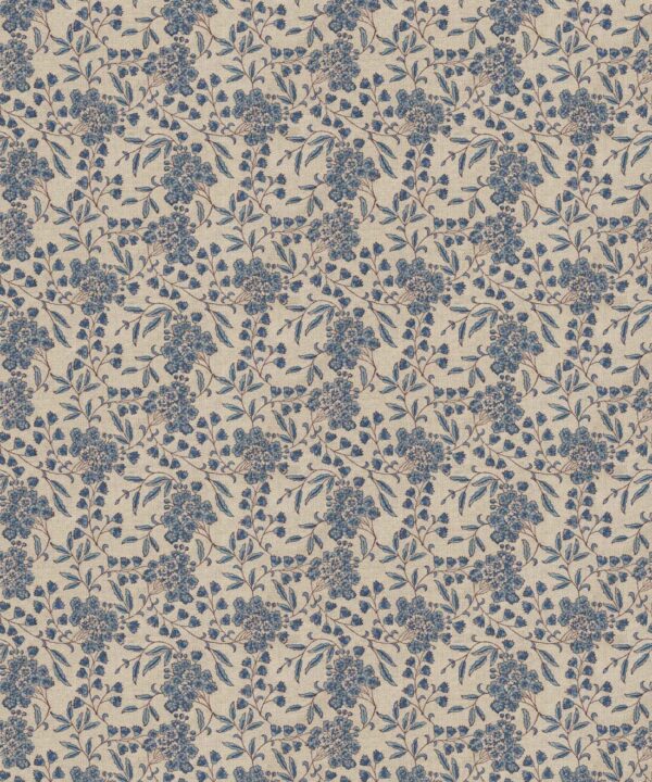 Sakura Blossom Wallpaper • Indigo Natural • Swatch