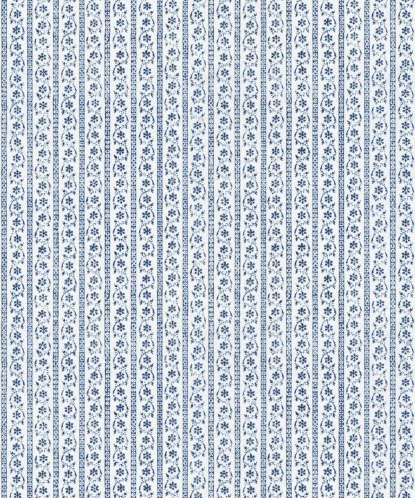 Daisy Chain Wallpaper • Indigo Ivory • Swatch