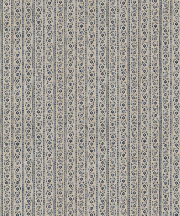 Daisy Chain Wallpaper • Indigo Natural • Swatch