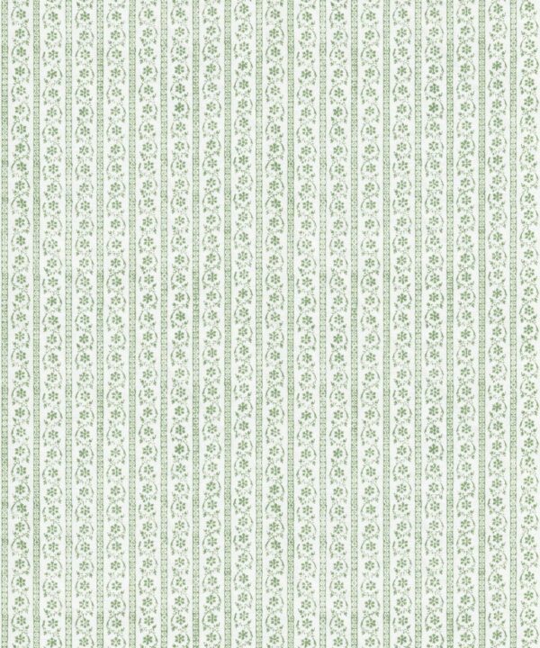 Daisy Chain Wallpaper • Mint Ivory • Swatch