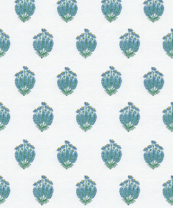 Buti Wallpaper • Indigo Ivory • Swatch