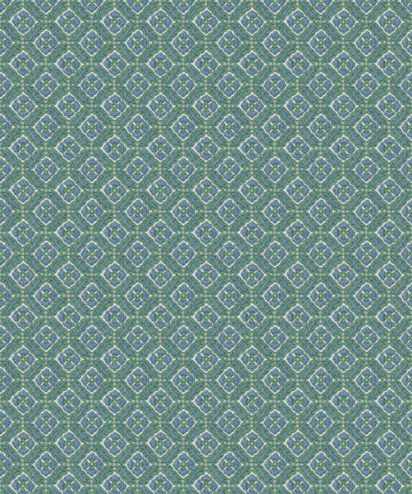 Istanbul Wallpaper • Green Sky Ivory • Swatch