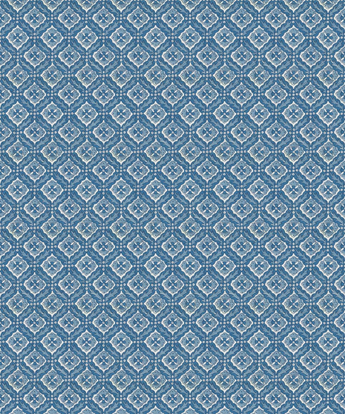 Istanbul Wallpaper • Indigo Sky Ivory • Swatch