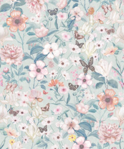 Barney Vintage Wallpaper