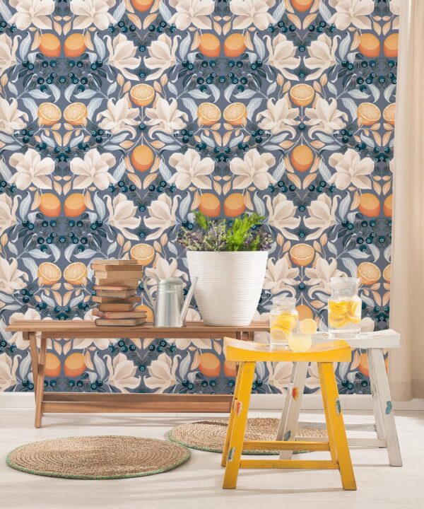 Lemons & Magnolia • Blue Denim • Insitu