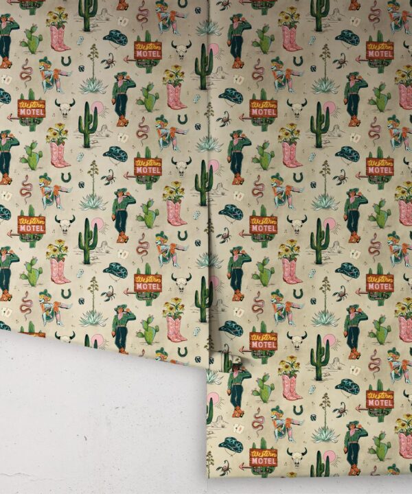 Milton & King Studio • Trail Tales Wallpaper • Colorway: Original • Rolls