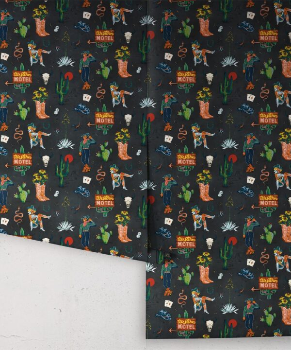 Milton & King Studio • Trail Tales Wallpaper • Colorway: Vegas • Roll