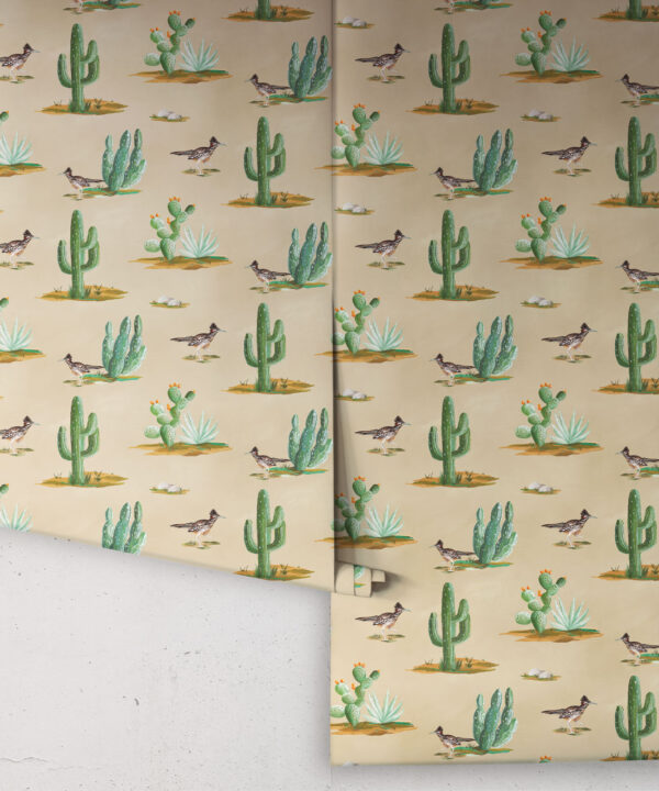 Roadrunner Wallpaper - Colorway: Canvas - Rolls