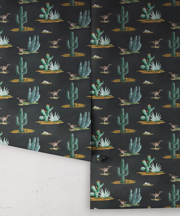 Roadrunner Wallpaper - Colorway: Navy - Rolls