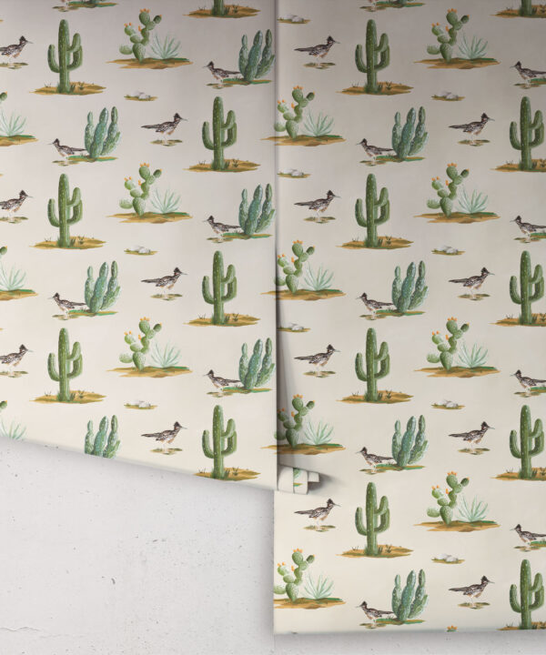 Roadrunner Wallpaper - Colorway: Stone - Rolls