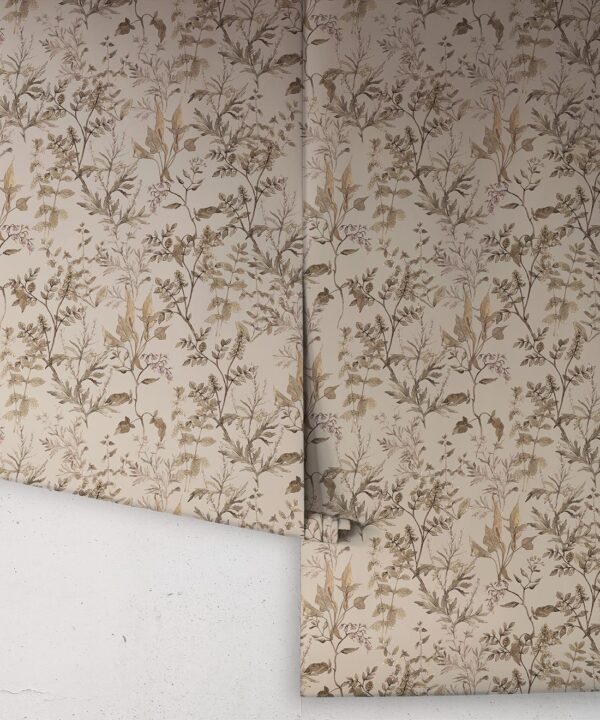 Wallpaper Republic - Floral Emporium Collection - Antique Botanica - Linen - Rolls