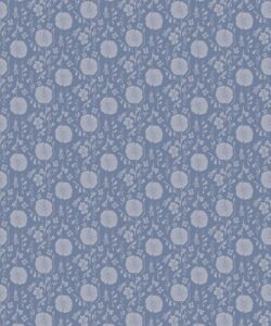 In The Bloom Collection - Wallpaper Republic - Meadow Dreams Wallpaper - Colorway: Blue Grey - Swatch