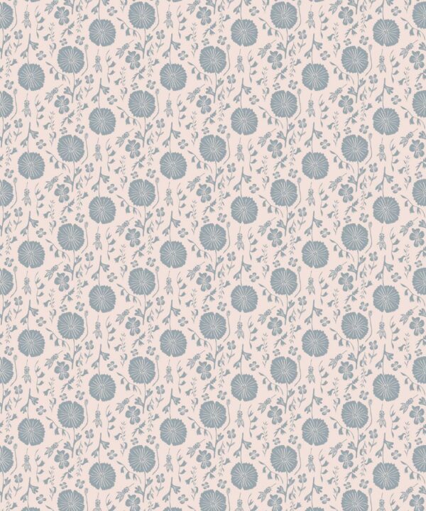 In The Bloom Collection - Wallpaper Republic - Meadow Dreams Wallpaper - Colorway: Taupe - Swatch